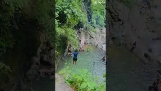 Cliff jumping