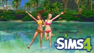 Travel Routine at a Beach Resort With Teen Goldie  - Titi Plus Sims 4