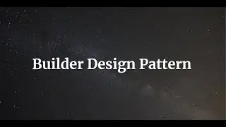 How to create a builder design pattern in java