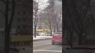 Горит офис АТБ на Поля 1