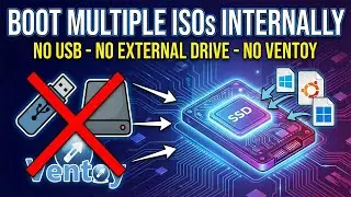 Boot Multiple ISOs On Internal Hard Drive Without USB or External Drive (UEFI)