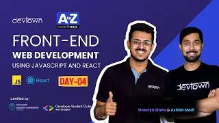 [LIVE] DAY 04 | Front-End Web Development using JavaScript and React.js | COMPLETE in 7 - Days
