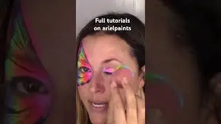 Part 2 Butterfly series #facepainttutorials #facemakeup #facepaint