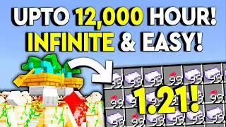 BEST INFINITE IRON FARM Minecraft Bedrock MCPE/Xbox/PS4/Nintendo Switch/Windows 10
