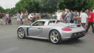 Porsche Carrera GT Stalls in front of 100+ People