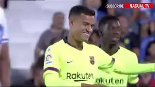 All goals and Highlight - Leganes vs Barcelona 2-1 26.09.2018