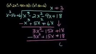 Polynomial Long Division #1