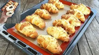МЯГКИЕ РОГАЛИКИ,КАК ПУХ/СО ШТРЕЙЗЕЛЕМ