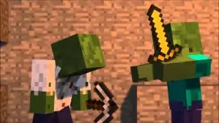 Супер современные танцы от Зомби из Minecraft'a