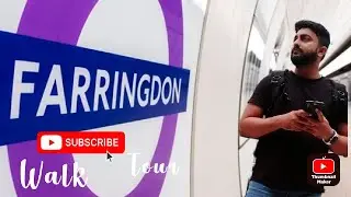 Walk towards to Farringdon town roaming