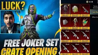 Joker Set Crate Opening🥵😩|PUBGMOBILE