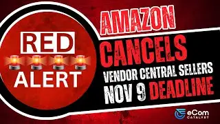 BREAKING: Amazon Cancels Vendor Central Sellers Effective November 9