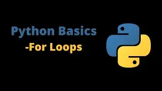 For loops | python basics