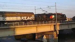 E 189 MRCE dispolok CFI, ETR 500 Frecciarossa - Montesilvano