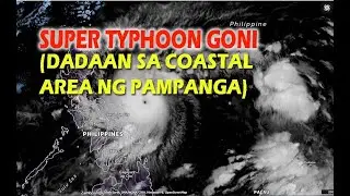 SUPER TYPHOON GONI Dadaanan ang Coastal Area ng Pampanga #TyphoonGoni #BagyongRolly
