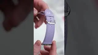 Ремешок для Apple Watch в лавандовом цвете с инициалами владельца!