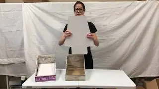 Folding instructions for bath bomb displays
