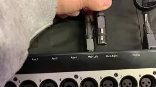 How to connect a Digital Mixing Board to Powered Speakers