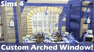 CUSTOM Arched Window in the Sims 4! / #Shorts