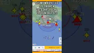 SISMO 5.1 OAXACA MÉXICO ONDA SÍSMICA