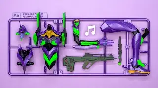 ♪Build: EVA Unit 01 | Neon Genesis Evangelion | Satisfying beat building | Speed build | Model Kit