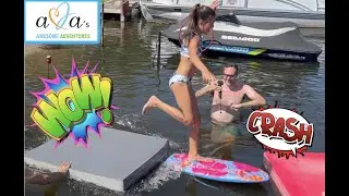 Running On Water Challenge and Other FUN Challenges at the Lake 22'