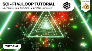 sci-fi vj loop blender tutorial (3.3)