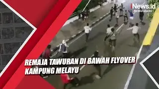 Remaja Tawuran di Bawah Flyover Kampung Melayu Bawa Sajam