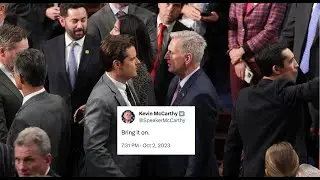 Ousting of Kevin McCarthy as House Speaker