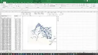 Graphing XYZ Lat long and Alt in a Excel 3D scatter plot - XYZ Mesh EXAMPLE