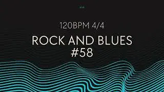 Drum Track #58 | Rock & Blues Groove 120 BPM — Backing Track para Improvisar Guitarra