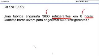 GRANDEZA DIRETAMENTE PROPORCIONAL, COMO REALIZAR OS EXERCICIOS