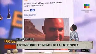 Los imperdibles memes de la entrevista de Susana a Wanda Nara