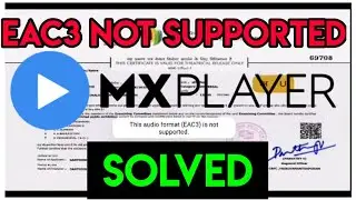 eac3 Not Supported in MX Player Malayalam | MX Player audio problem | Malayalam Tech Channel