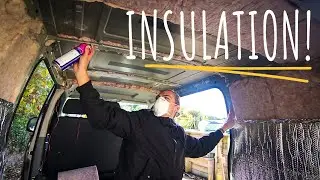 HOW TO INSULATE DIY CAMPER VAN CONVERSION! // Mercedes Vito Van Build // Part 1