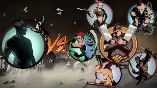Shadow Fight 2 - INTERLUDE - Defeating BUTCHER AND GUARDS