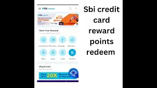 How to redeem SBI Credit Card reward points?