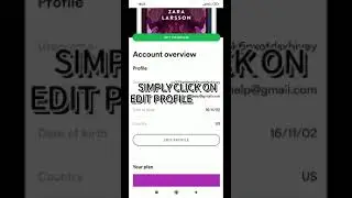 HOW TO CHANGE COUNTRY OF A SPOTIFY ACCOUNT Toutorial for noobs  2160 X 1920