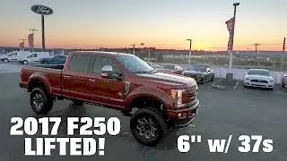Driving 2017 Ford F250 Lifted Black Widow Southern Comfort!