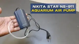 Nikita Star NS-911 Quiet and Durable Aquarium Air Pump - Suitable for Fresh and Sea Water