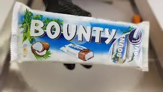 ASMR - BOUNTY Ice Cream Rolls | How to make ice cream from chocolate sweets Bounty | Mukbang