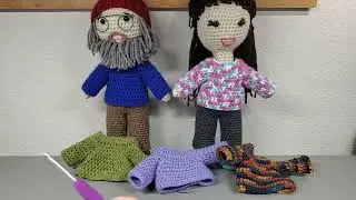 Amigurumi Doll Shirt | How To Crochet a Shirt For Your Doll | Easy Crochet Doll Shirt