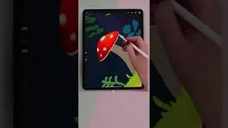Drawing a Fairy Forest Illustration in #procreate