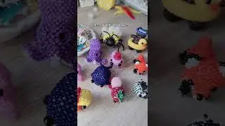 амигуруми из бисера #бисер #амигуруми #beading #beads #amigurumi #амигурумиизбисера #бисероплетение