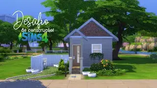 FIZ UMA CASA COMPLETA USANDO 16 QUADRADINHOS NO THE SIMS 4