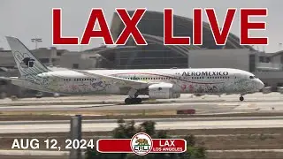 LAX LIVE | LOS ANGELES INTERNATIONAL MONDAY WITH GLIPSE OF DELTA A350 SPECIAL LIVERY