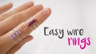 How to make WIRE RINGS -  DIY💍💍