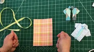 Paper Dienamics Easy Paper Craft Shirt Folding Tutorial