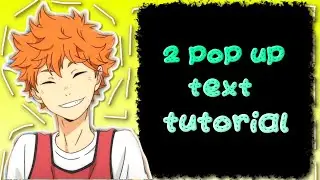 2 pop up text tutorial(after effects)