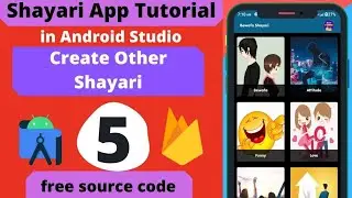 Create Another Shayari in Shayari App | How to Create Shayari App in Android Studio | Start Coding